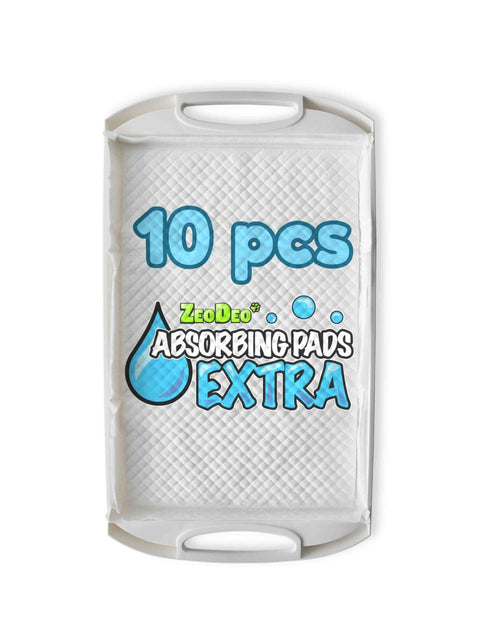Almohadillas absorbentes ZeoDeo Extra Pads para bandejas de arena de gato de dos niveles  (5 uds / ~ 1 mes)